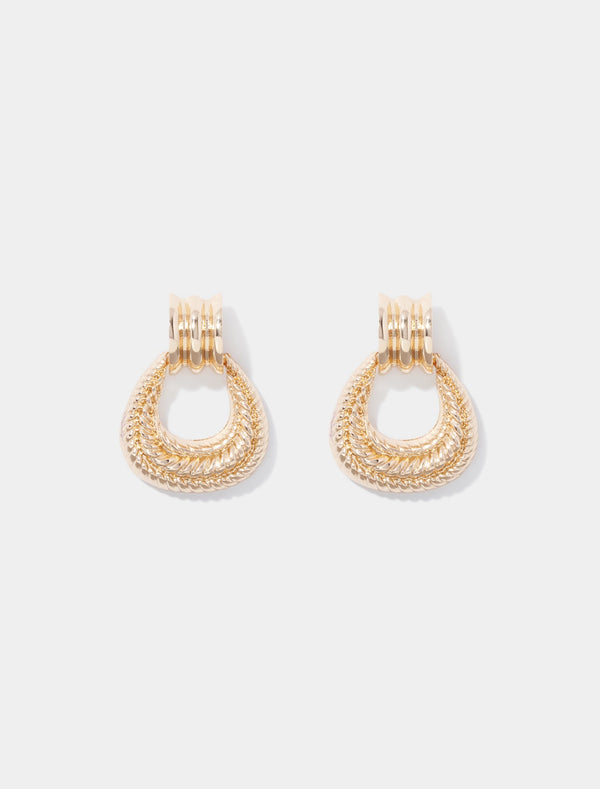 Signature Daliah Door Knocker Earrings 0 Gold Forever New