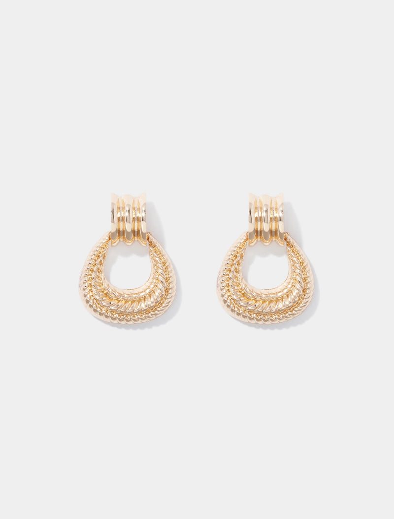 Signature Daliah Door Knocker Earrings 0 Gold Forever New