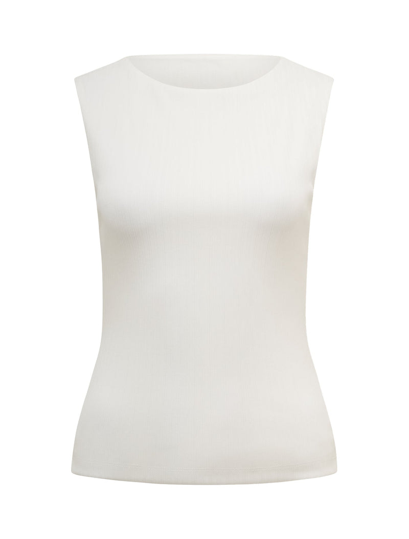 Frankie Boat Neck Tank Top Forever New