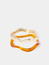 Signature Connie Curve Bangle Pack 0 Multi Forever New