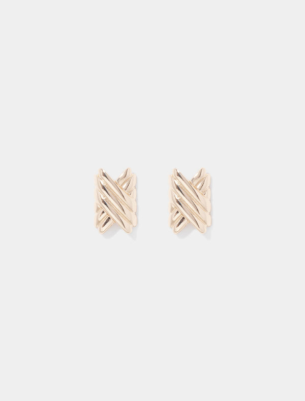 Signature Sonny Stud Earrings 0 Gold Forever New