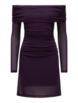 Mindy Mesh Bardot Mini Dress Forever New