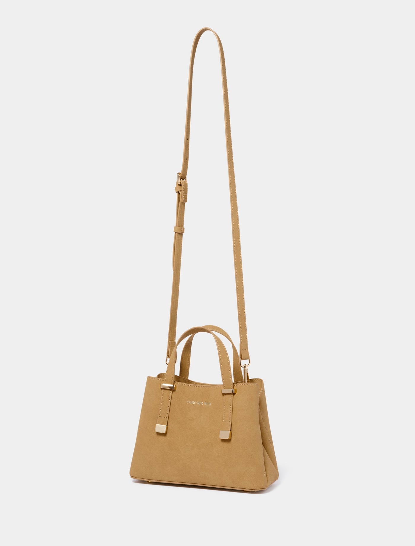 Mikaela Mini Tote Bag Camel | Forever New