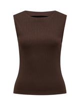 Frankie Boat Neck Tank Top Forever New