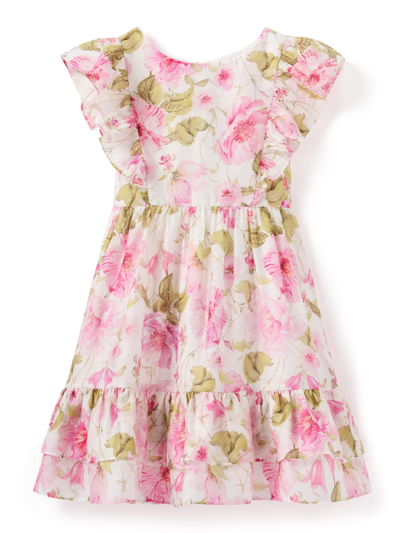 Diana Tiered Frill Midi Girls Dress Forever New