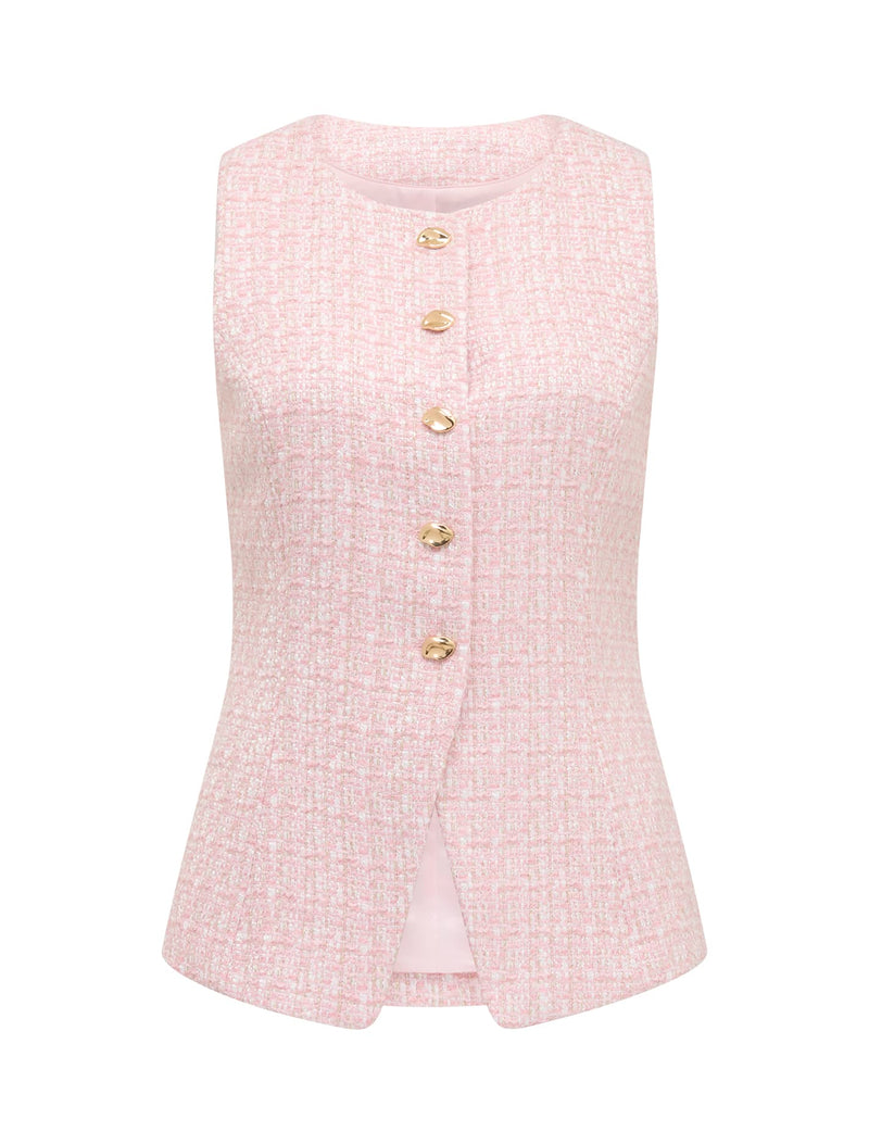 Lisa Boucle Waistcoat Forever New