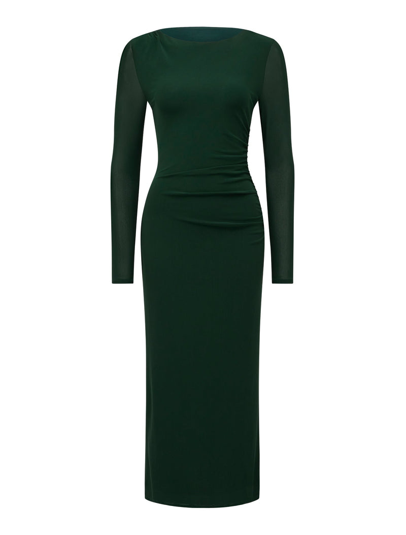 Ally Long Sleeve Mesh Dress Forever New
