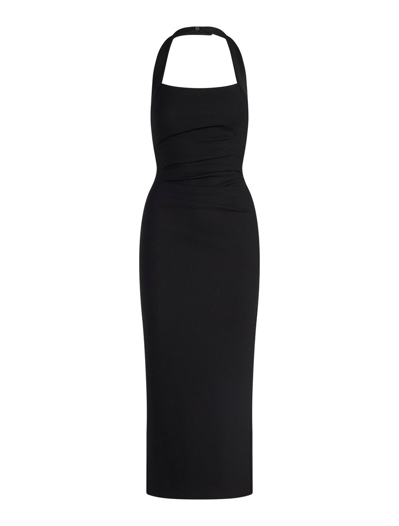 Georgie Halter Ruched Bodycon Dress Forever New