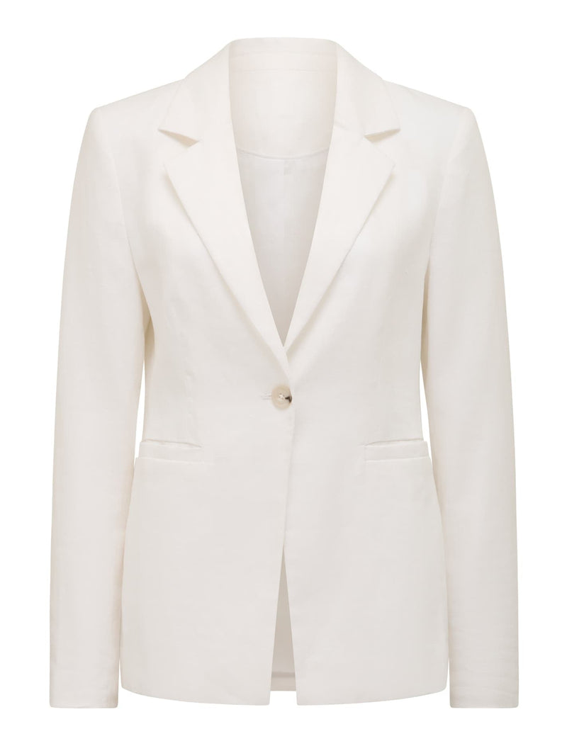 Lucy Linen Blazer Forever New