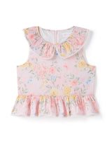 Adele Girls Peplum Collar Top Forever New