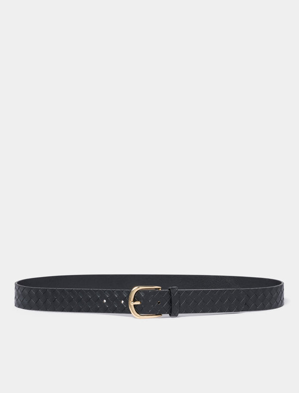 Wendy Woven Belt Black Forever New