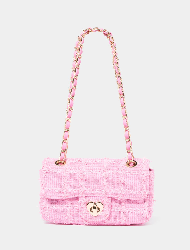 Chantal Tweed Bag 0 Meadow Pink Forever New