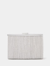Amanda Sparkle Frame Clutch 0 Silver Forever New