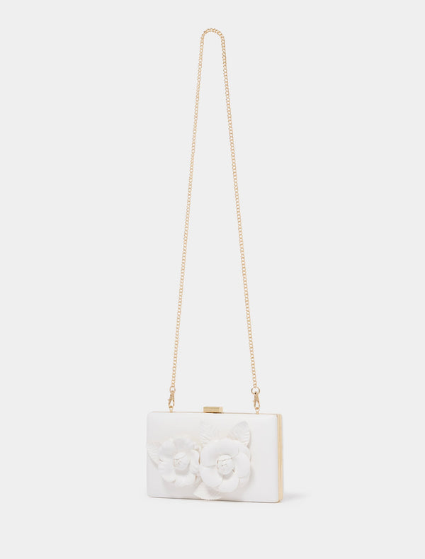 Gianna Flower Hardcase Clutch Forever New