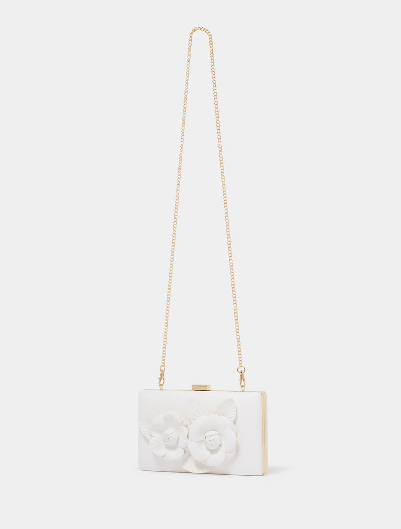 Gianna Flower Hardcase Clutch Forever New
