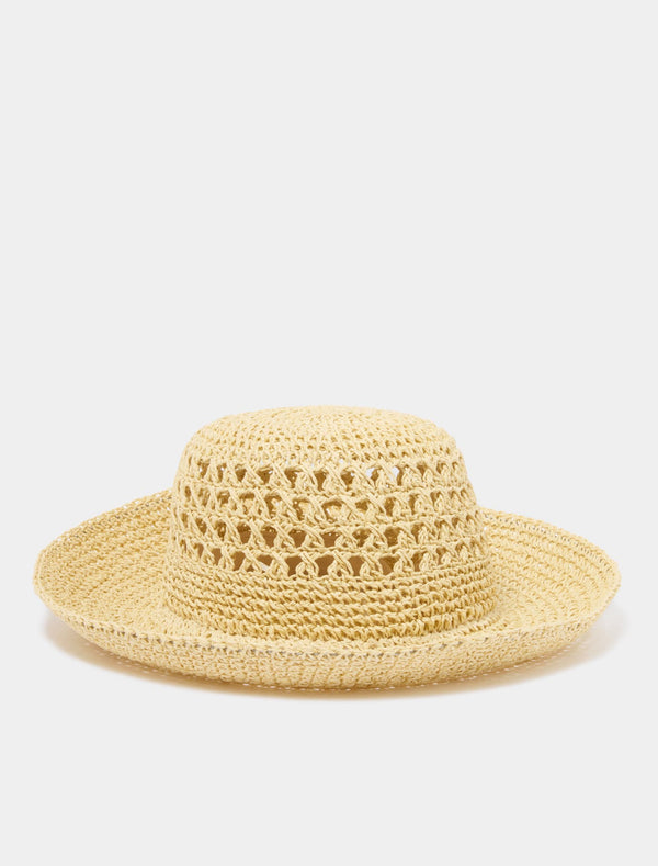 Hayley Bucket Hat 0 Natural Forever New