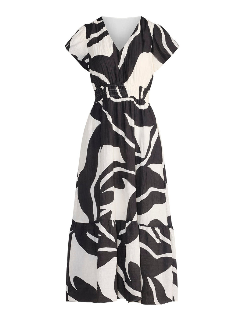 Mara Puff Sleeve Cotton Midi Dress Forever New