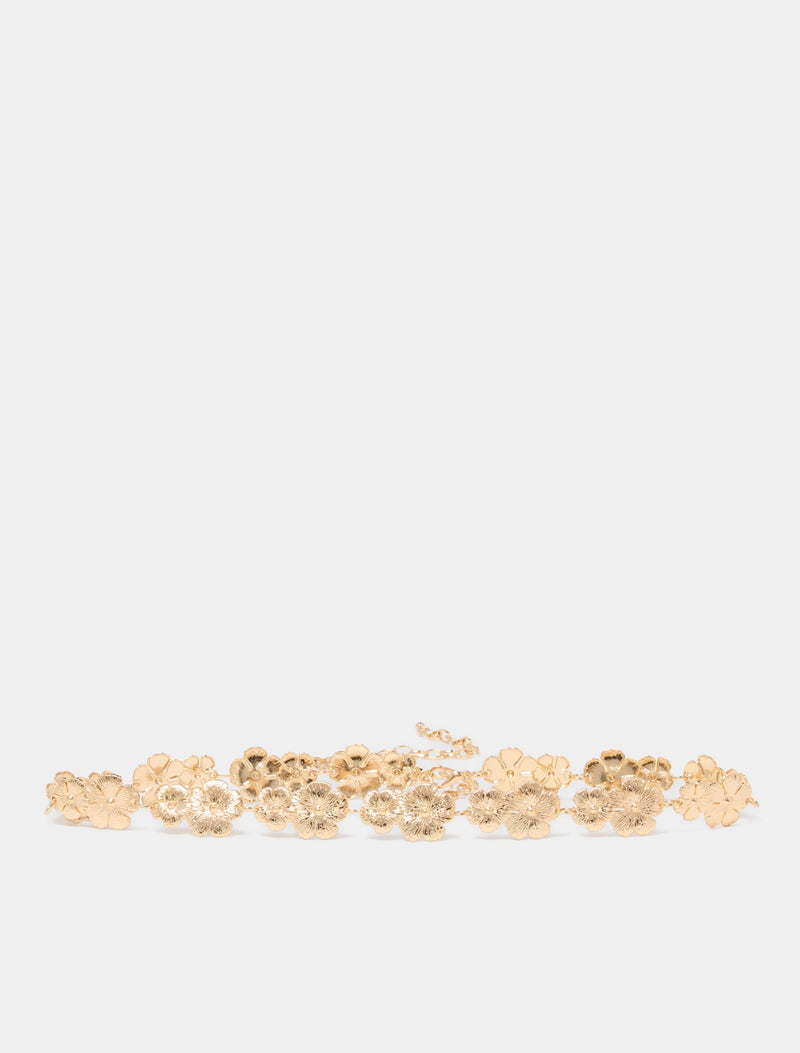 Francis Flower Chain Belt 0 Gold Forever New