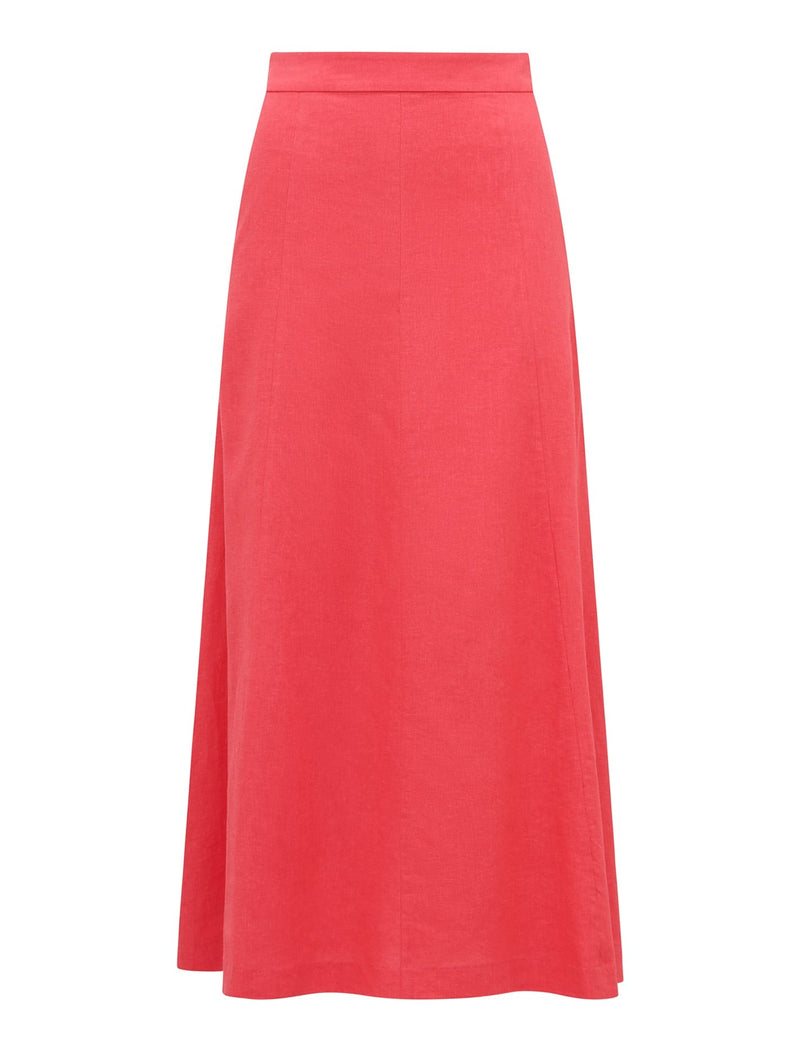 Darcy Printed Seamed Midi Skirt Forever New