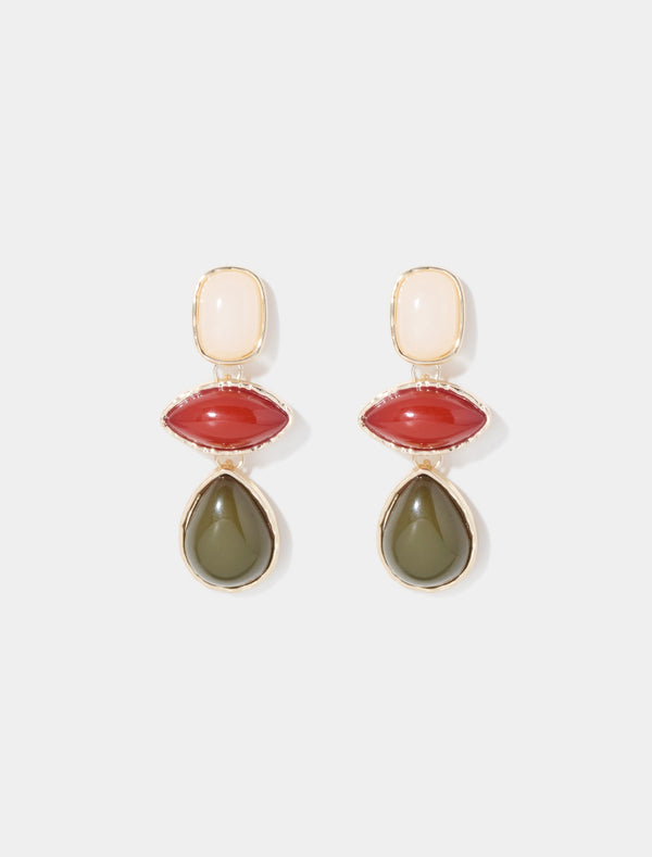 Imogen Stone Drop Earrings 0 Multi Forever New