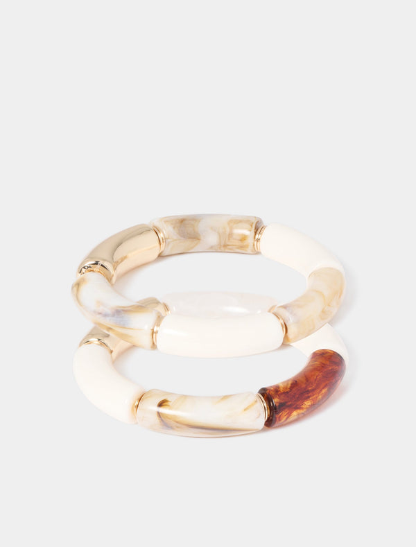 Shae Acrylic And Matal Bangle 0 Multi Forever New