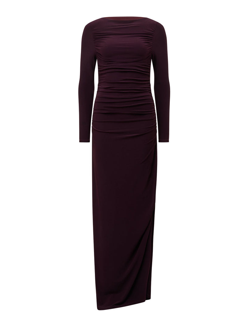 Florence Ruched Jersey Midi Dress Forever New