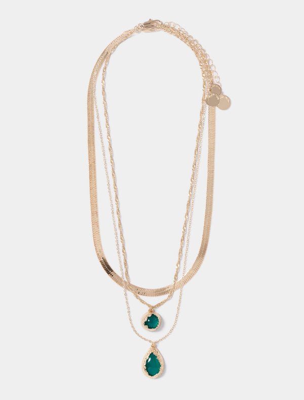 Signature Tessa Teardrop Pendant Forever New