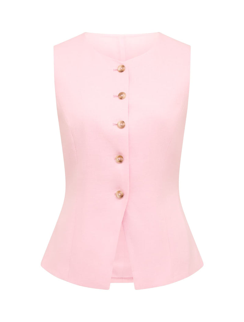 Saylor Linen Waistcoat Forever New