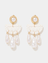 Signature Rachel Pearl Earrings 0 Pearl Gold Forever New