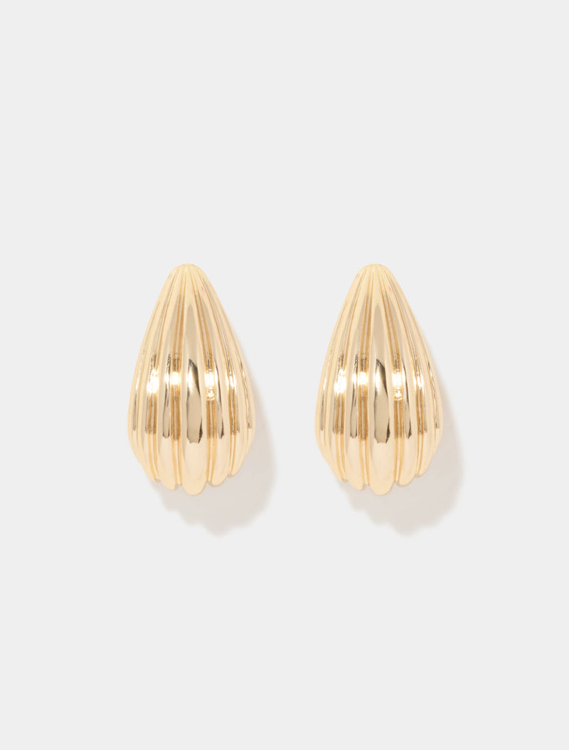 Signature Ariel Fan Earrings 0 Gold Forever New