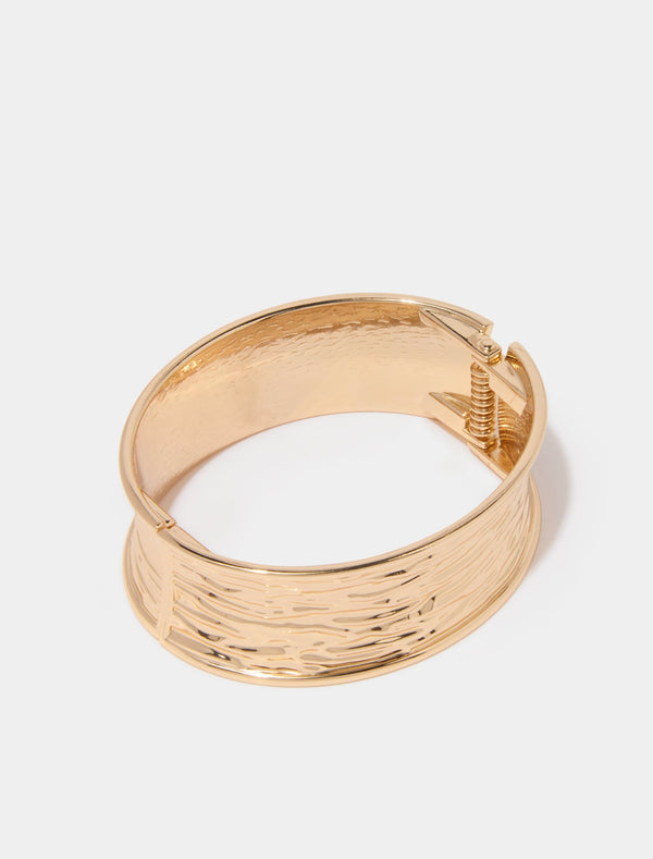 Signature Alyssa Statement Bangle 0 Gold Forever New