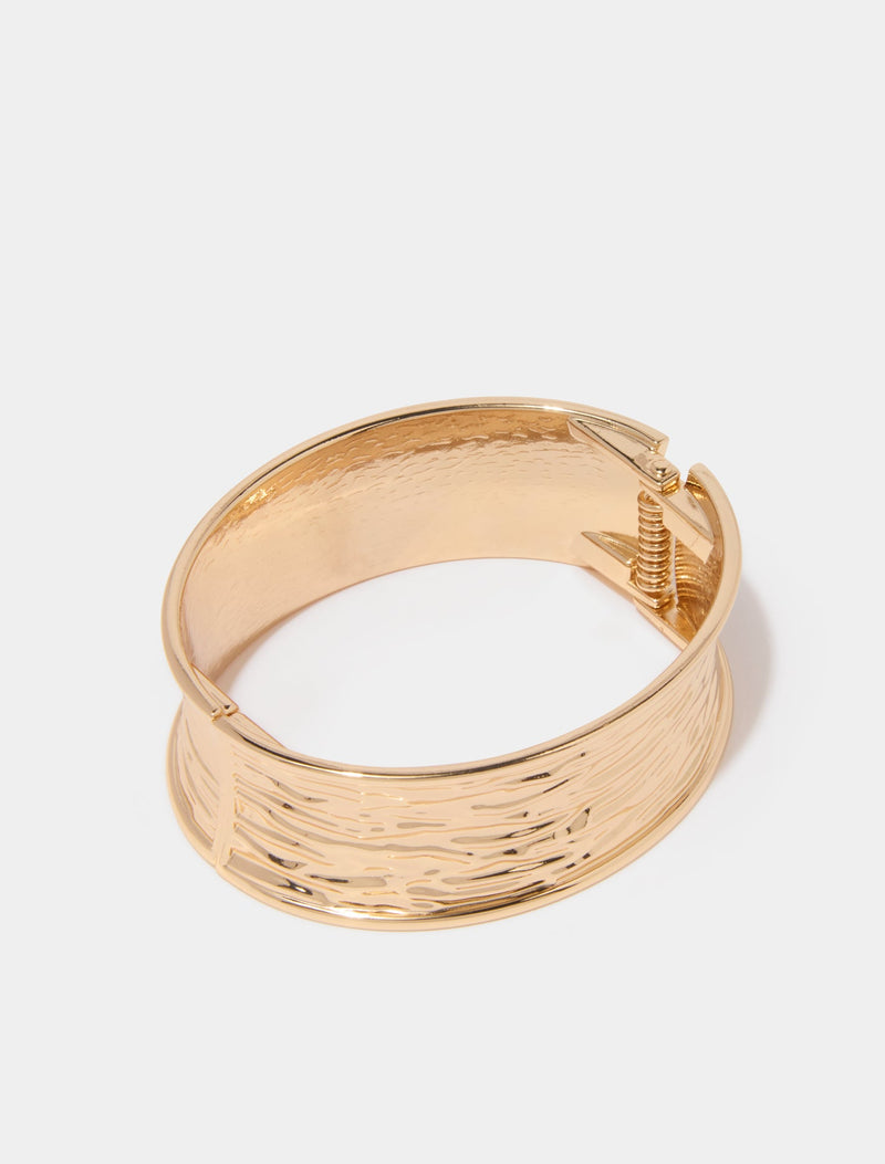 Signature Alyssa Statement Bangle 0 Gold Forever New