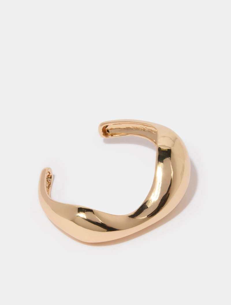 Signature Jocelyn Molten Cuff Bangle 0 Gold Forever New