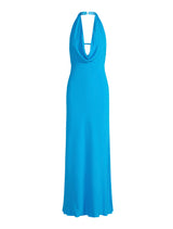 Marina Cowl Halter Dress Forever New