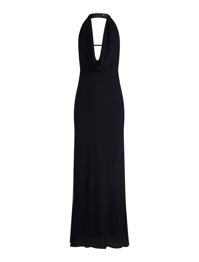 Marina Cowl Halter Dress Forever New