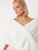 Sophia Faux Fur Wrap Forever New