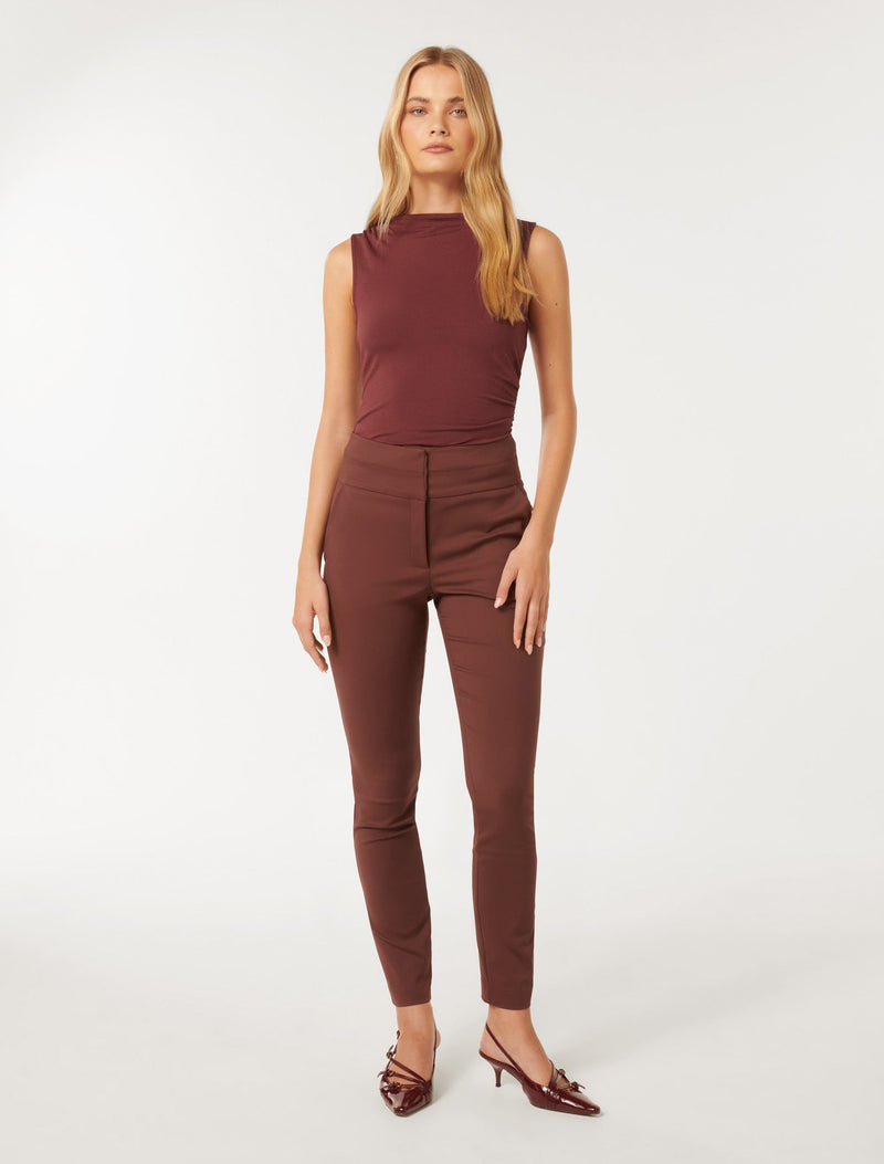 Georgia High Waist Full Length Pants Forever New