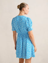 Saffron Printed Mini Sun Dress Forever New