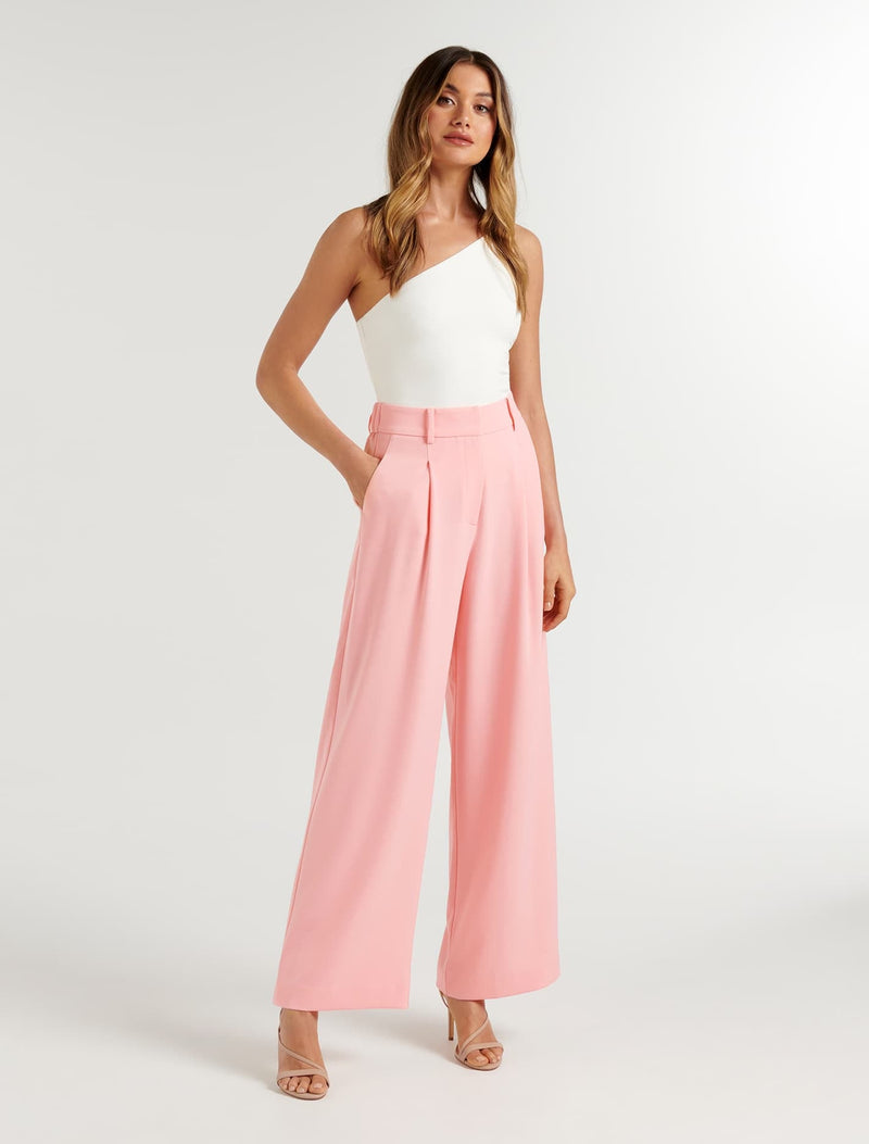 Primrose High Waisted Wide Leg Pants Forever New