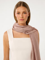 Harper Metallic Scarf Forever New