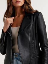 Skye PU Biker Jacket Forever New