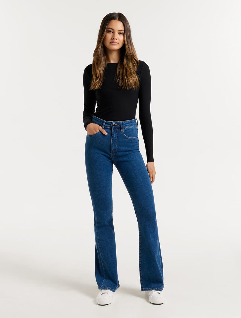 Darcy Crew Neck Top Forever New