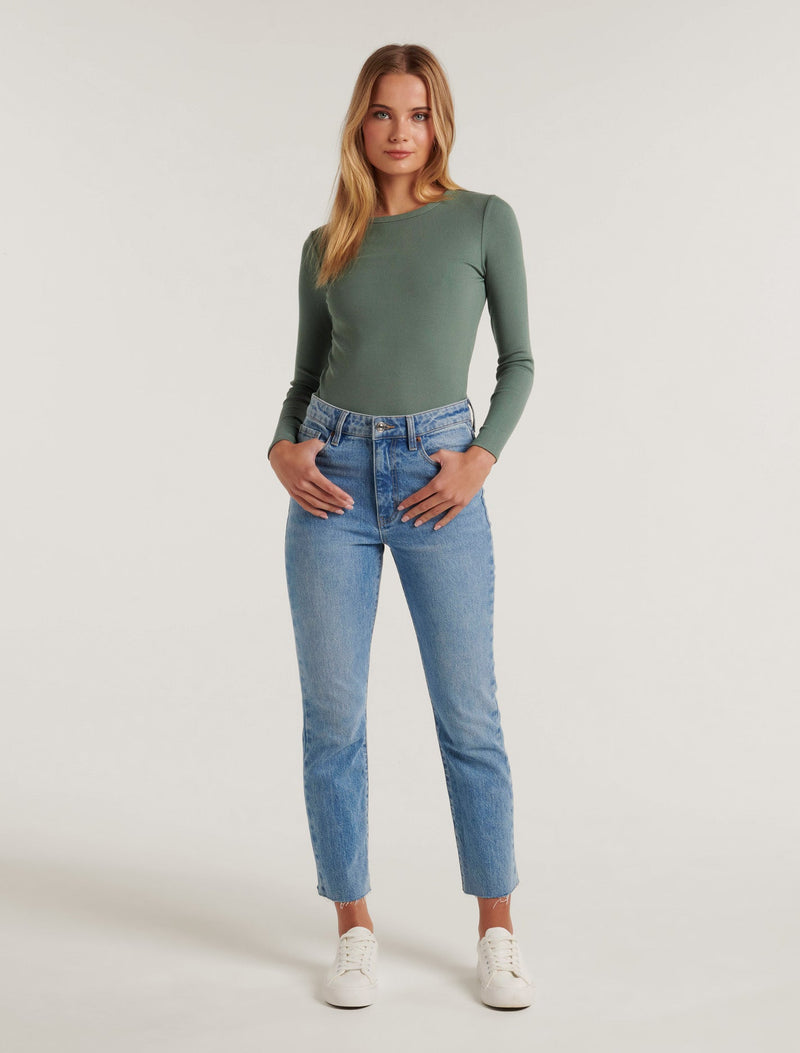 Darcy Crew Neck Top Forever New