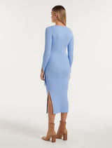 Rosie Tie Front Knit Dress Forever New