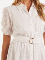 Aria Belted Shirt Mini Dress Forever New