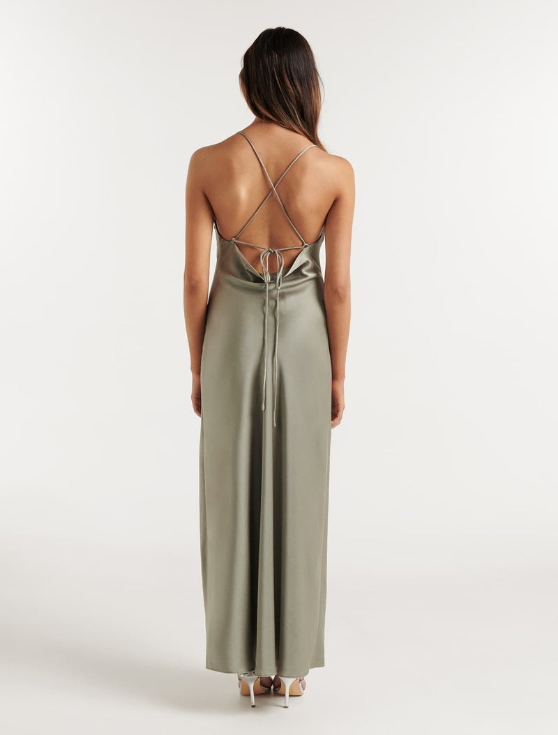 Blair Petite Back Detail Maxi Dress Forever New