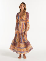 Viola Cross Over Maxi Dress Forever New