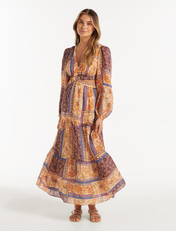 Viola Cross Over Maxi Dress Forever New