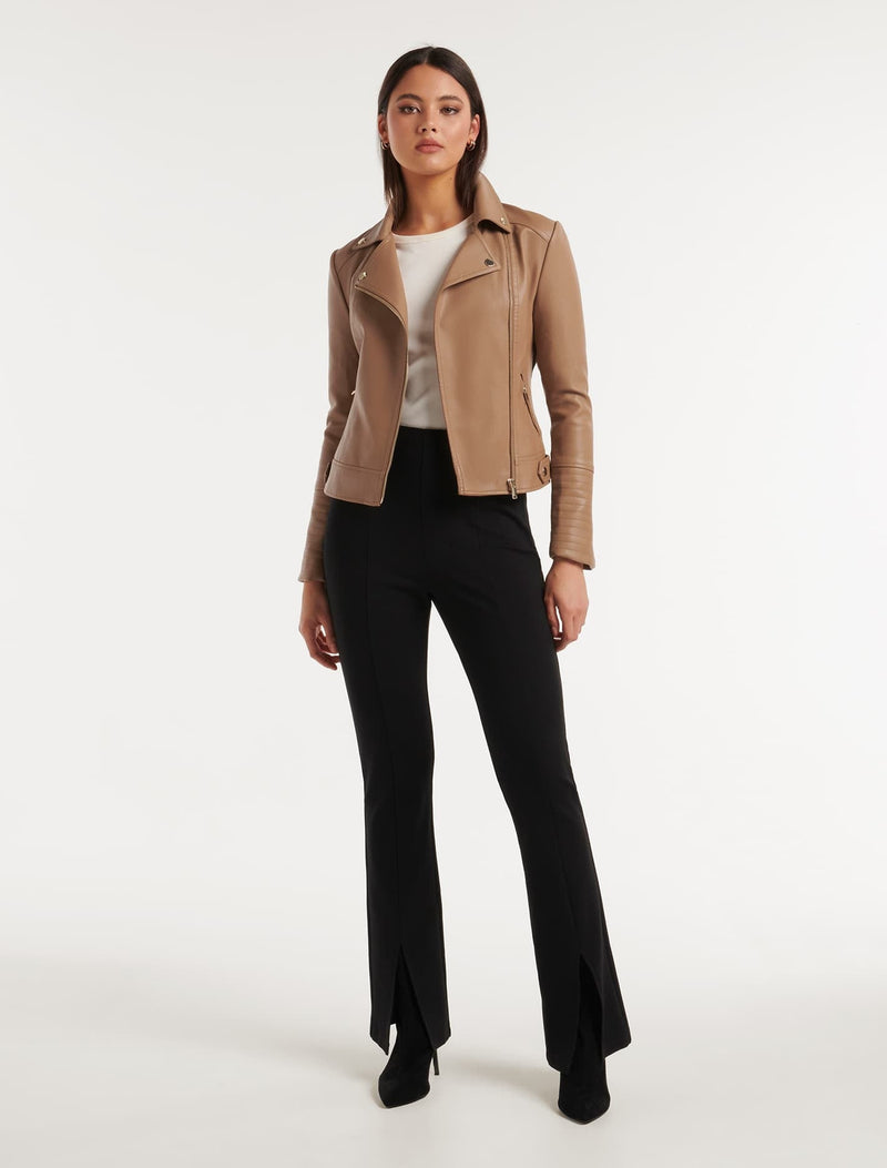 Heidi Pu Biker Jacket Forever New