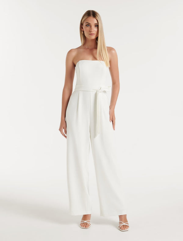 Havana Strapless Jumpsuit Forever New